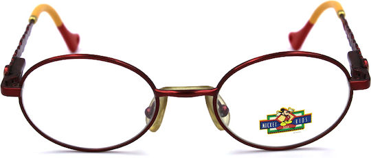 Disney Children's Metal Eyeglass Frame Red 1927001