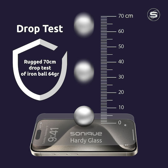 Sonique Hardy Glass Premium Series HD 9H Tempered Glass (Galaxy A51)