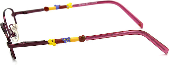 Disney Metal Eyeglass Frame Red 1524001