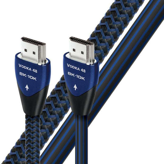 Audioquest Vodka 48 HDMI 2.1 Ultra High Speed 48Gbps 4K 120Hz HDR VRR Cable HDMI Male - HDMI Male 3m Silver