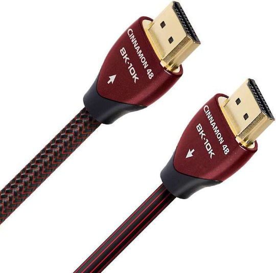 Audioquest Cinnamon 48 HDMI 2.1 Ultra High Speed 48Gbps 4K 120Hz HDR VRR Cable HDMI Male - HDMI Male 3m Silver