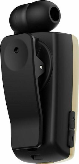 iPro RH120 In-ear Bluetooth Handsfree Ακουστικό Πέτου Μαύρο / Χρυσό