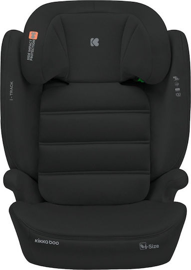 Kikka Boo i-Track Детско Столче за Кола i-Размер с Isofix Черно 15-36 кг