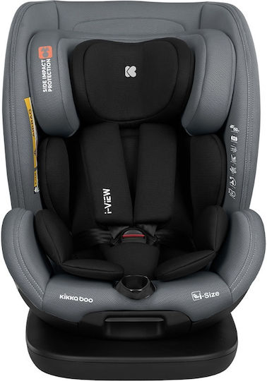 Kikka Boo i-View Καθισματάκι Αυτοκινήτου i-Size με Isofix Dark Grey 0-36 kg