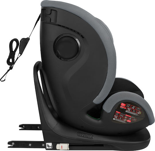 Kikka Boo i-View Καθισματάκι Αυτοκινήτου i-Size με Isofix Dark Grey 0-36 kg
