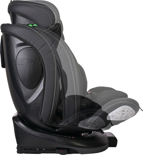 Lorelli Estate Καθισματάκι Αυτοκινήτου i-Size με Isofix Black Jasper