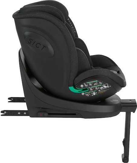 Kikka Boo I-Twist Καθισματάκι Αυτοκινήτου i-Size με Isofix Black