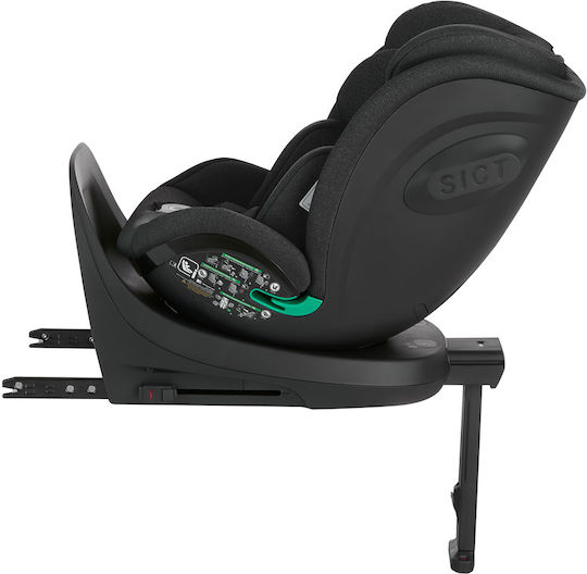 Kikka Boo I-Twist Καθισματάκι Αυτοκινήτου i-Size με Isofix Black