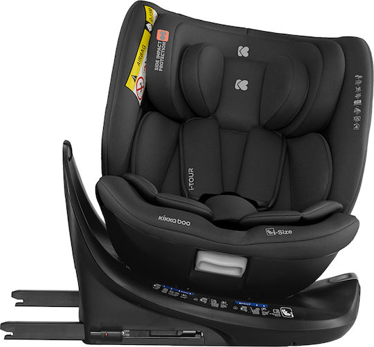 Kikka Boo I-Tour Καθισματάκι Αυτοκινήτου i-Size με Isofix Black 0-36 kg