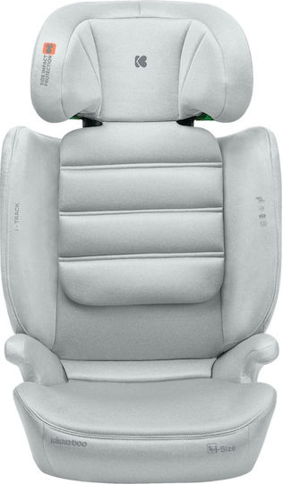 Kikka Boo i-Track Baby Car Seat i-Size with Isofix Light Grey 15-36 kg