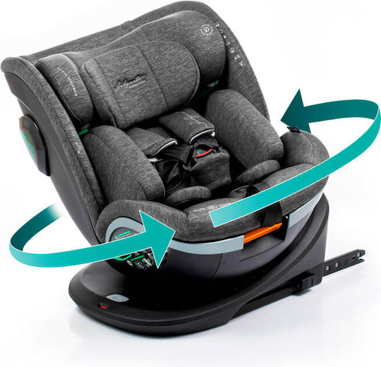 Babyauto Xperta Детско Столче за Кола i-Размер с Isofix Gray Dobby 0-36 кг