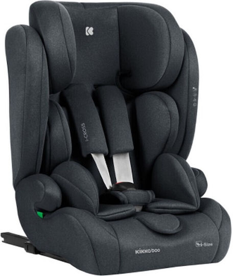 Kikka Boo i-Cross Детско Столче за Кола i-Размер с Isofix Тъмно сиво