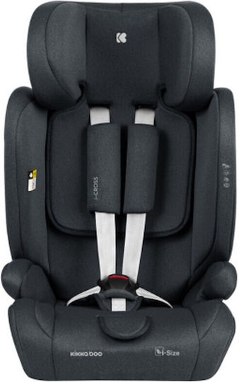 Kikka Boo i-Cross Детско Столче за Кола i-Размер с Isofix Тъмно сиво