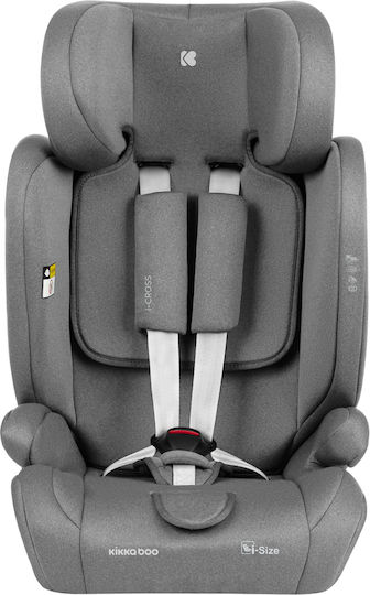 Kikka Boo i-Cross Baby Car Seat i-Size with Isofix Light Grey 9-36 kg