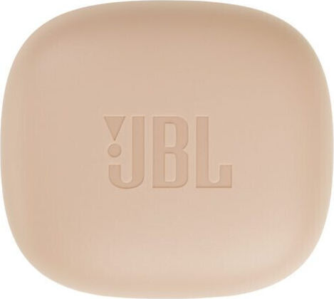 JBL Wave Flex Earbud Bluetooth Handsfree Earphones with Sweat Resistance and Charging Case Beige