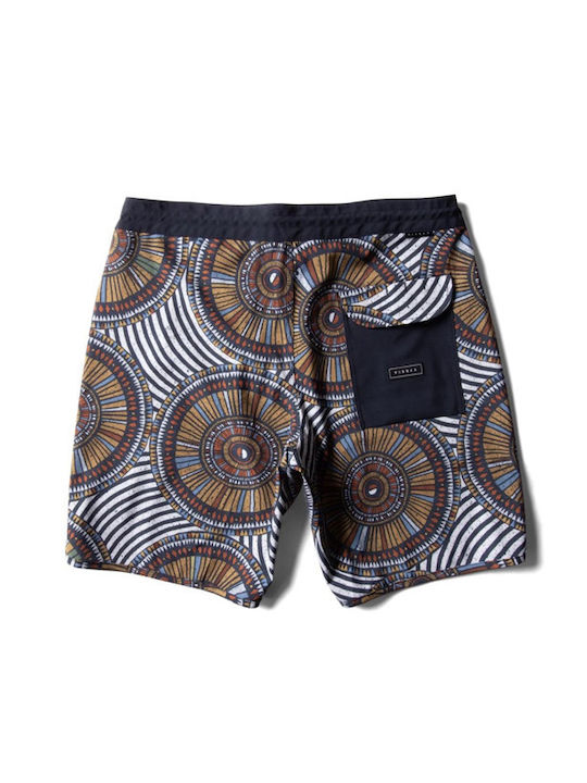 Vissla Boardshort Men's Swimwear Bermuda Phantom with Patterns