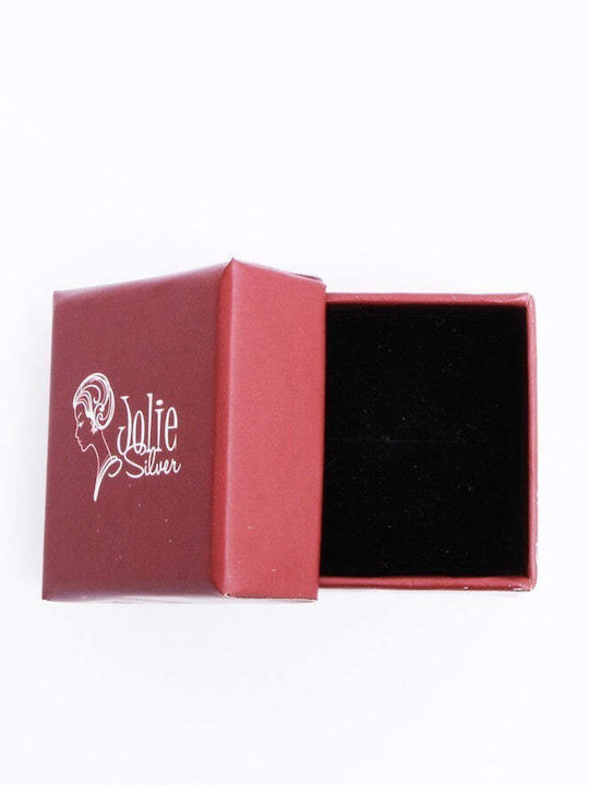 Pandantiv Jolie Argint Sterling 925 Model Două Jumătăți de Inimă 1.1 G 1.5 X 1.5 Cm