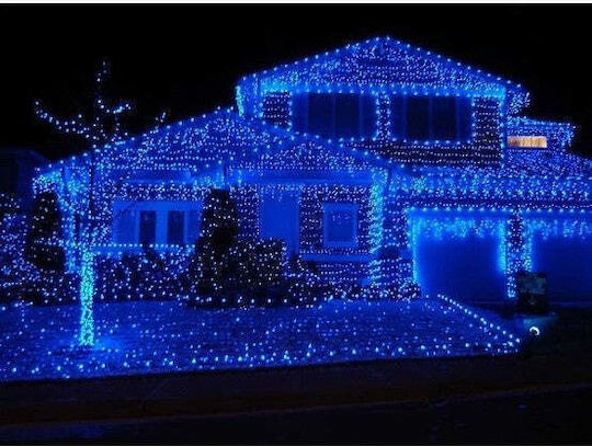 1144 Λαμπάκια LED 40μ. Μπλε σε Σειρά