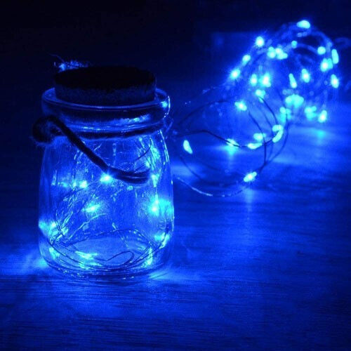 500 Λαμπάκια LED 50μ. Μπλε σε Σειρά