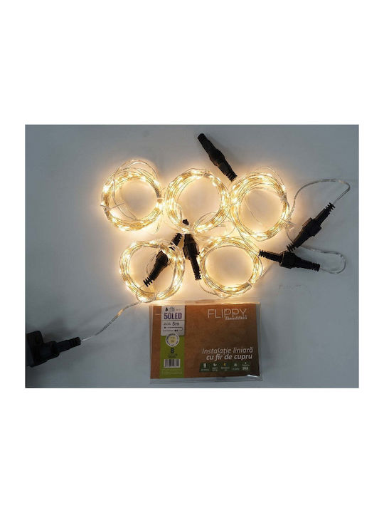 300 Lichterketten LED 30m. Warmes Weiß in Zeichenfolge 1Stück