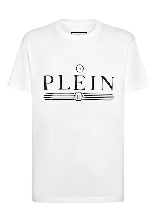 Philipp Plein Ανδρικό T-shirt Κοντομάνικο Λευκο