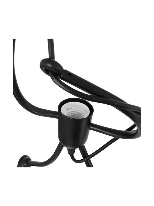 GloboStar Little Man Pendant Light Black with Socket E27 37x35x40cm