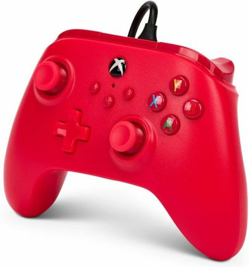 PowerA 1519366-01 Verkabelt Gamepad für Xbox One Rot