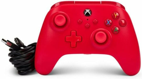PowerA 1519366-01 Verkabelt Gamepad für Xbox One Rot