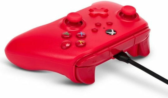 PowerA 1519366-01 Verkabelt Gamepad für Xbox One Rot