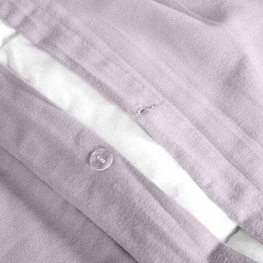 Peiraiki Patraiki Duvet Cover Flannel Single 170x250 Lilac Marble