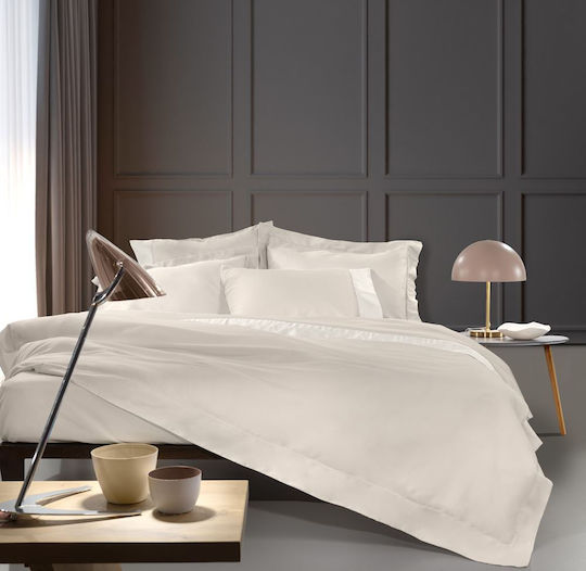 Guy Laroche Комплект Плик за Завивка Кинг Сайз с 2 Калъфки 225x245 Silky Естествено