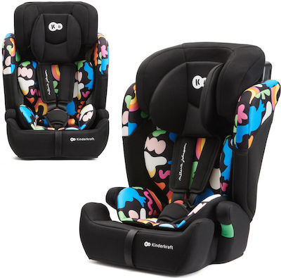 Kinderkraft Comfort Up Καθισματάκι Αυτοκινήτου Booster i-Size 9-36 kg Happy Shapes