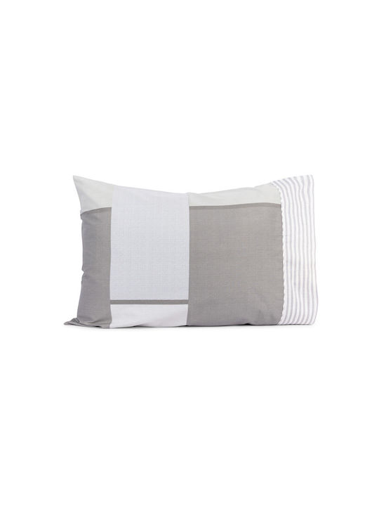 Mc Decor Duvet Cover Set Cotton Satin Queen with 2 Pillowcases 230x250 Natural