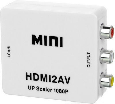 Hdmi Av 3xrca Oem Konverter Weiß 18301