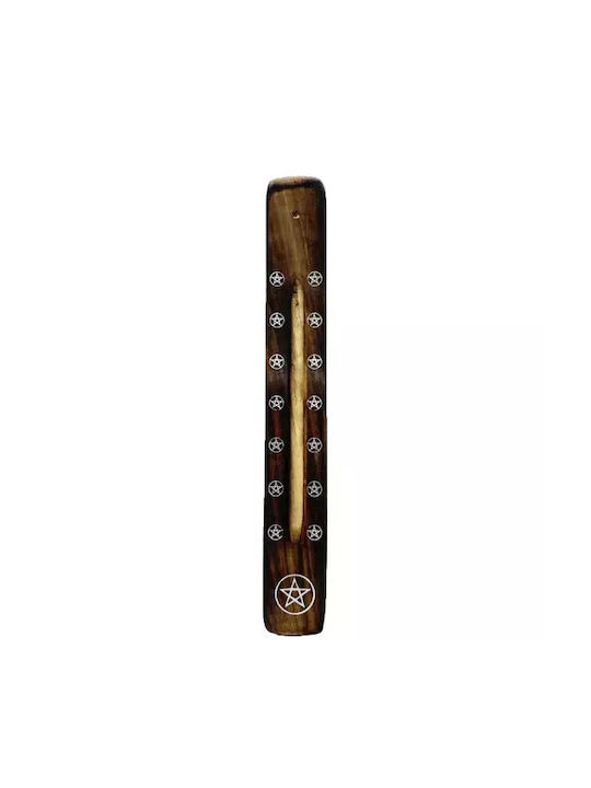 Ξύλινη Βάση Καύσης Αρωματικά Στικ Pentacle Incense Holder 26cm
