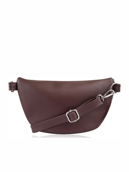 Piele Bum Bag pentru Curea Maro
