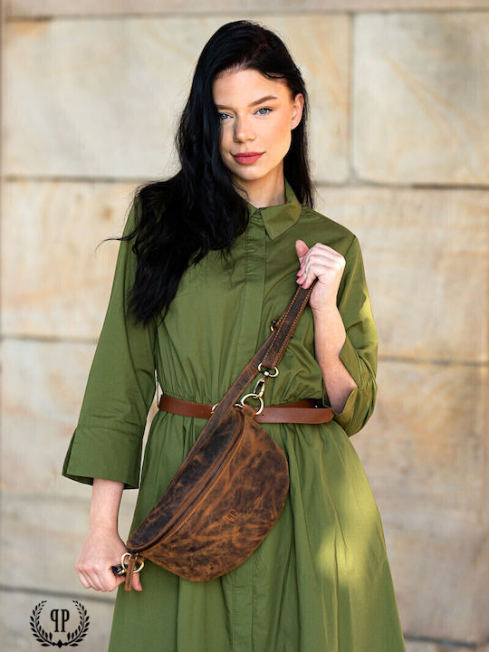 Piele Bum Bag pentru Talie Maro