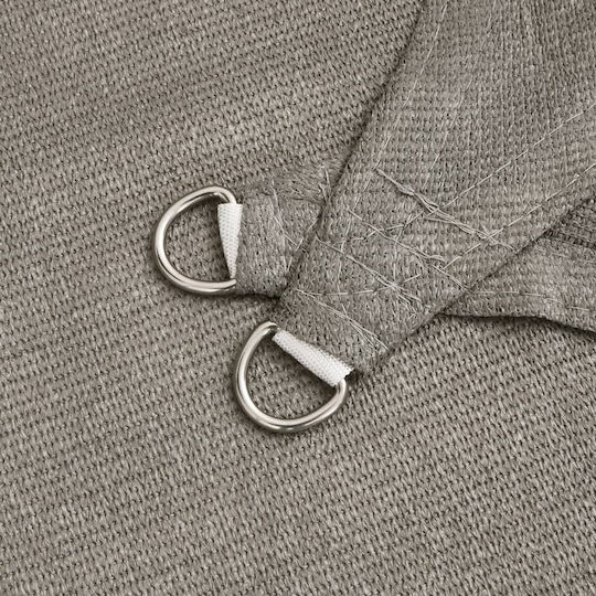 vidaXL Square Shade Sail Gray 2x2m 160gr/m²