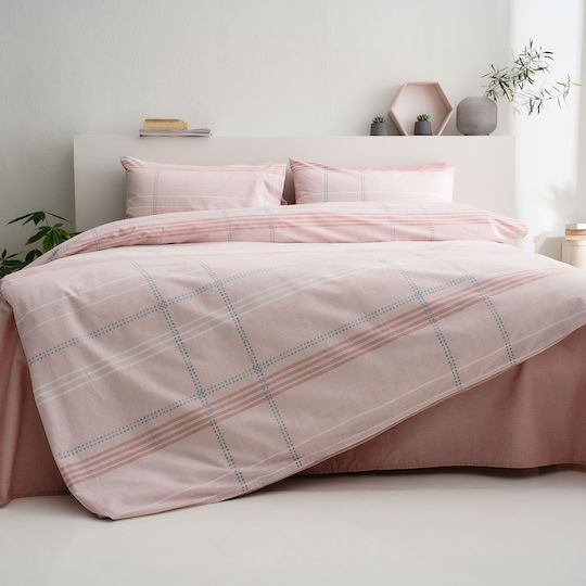 Vesta Home Duvet Cover Set Cotton Double with 2 Pillowcases 200x240 Valeria 2