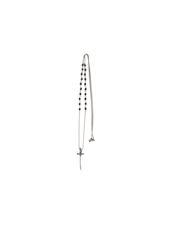 Andriy By MF Men's Cross from Silver with Chain