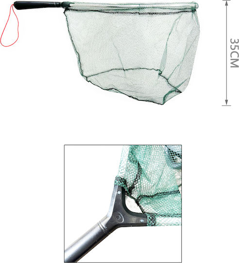 Tpster Plasă de pescuit Stabil cu Lungime 70cm