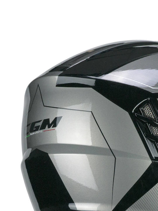 CGM Rush Race 155S Jet με Sun Visor ECE 22.06 Black Graphite CGM Rush Race 155S Jet με Sun Visor ECE 22.06 Black Graphite