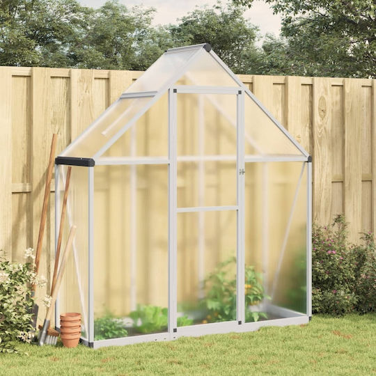 vidaXL 4005816 Seră Casa cu Cadru din Aluminiu 1.69x0.58x1.95m