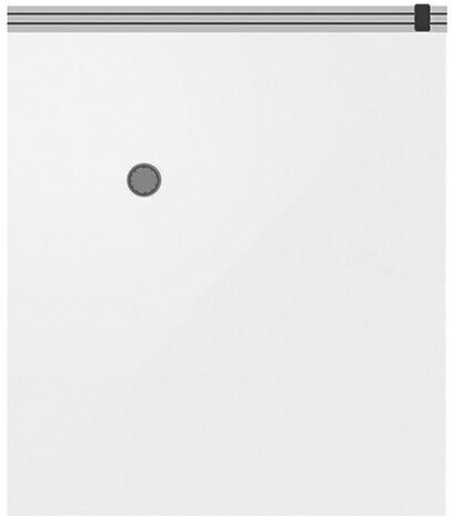 Ruhhy Plastic Sac de Depozitare pentru Haine Etanș și cu Vid în Culoare Alb 80x100x30cm 1buc