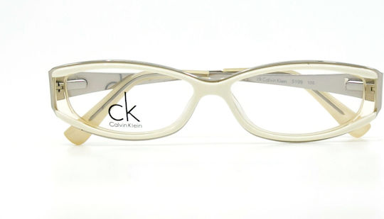 Calvin Klein Weiblich Brillenrahmen Weiß CK5199 105