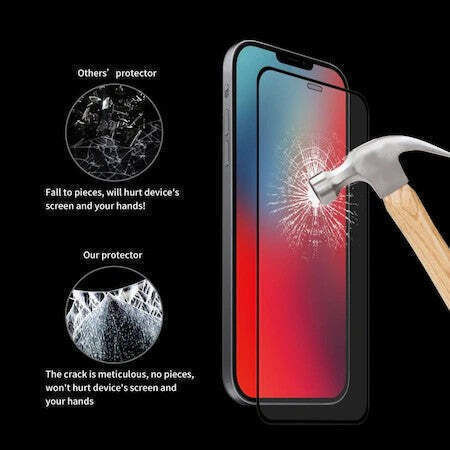 0.3mm Full Glue Tempered Glass Μαύρο (iPhone 8 Plus / 7 Plus)