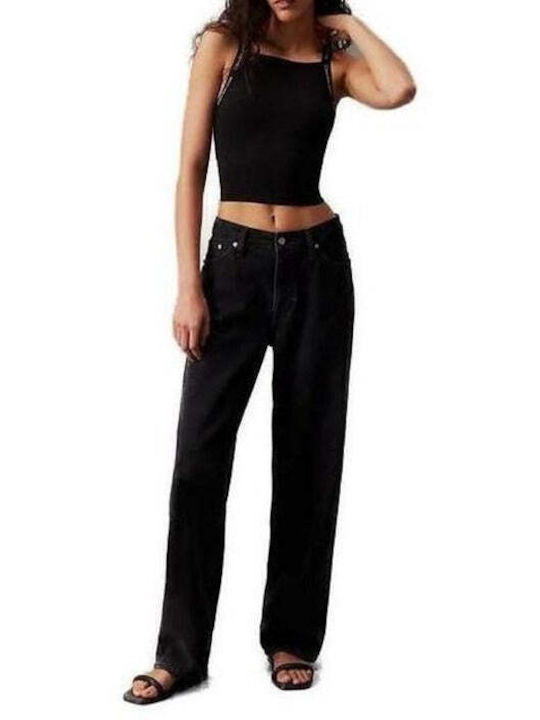 Calvin Klein Women's Summer Blouse Cotton Black
