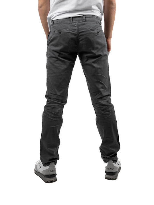 Παντελόνι Chino σε Slim Εφαρμογή Γκρι