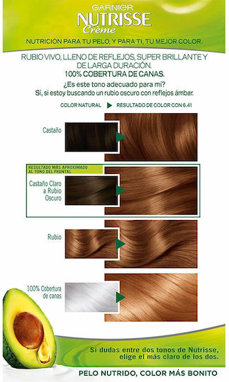 Garnier Nutrisse Βαφή Μαλλιών 6,41 Marron Intenso 100ml