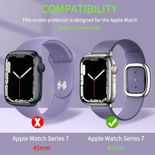 Tempered Glass για το Apple Watch Series 7 1τμχ B09HH28GKM